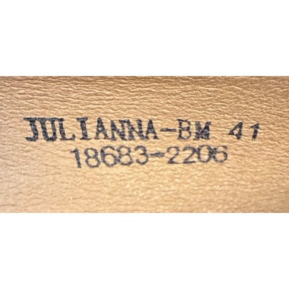 L'Artiste by Spring Step Women's Handpainted Block Heels Julianna Size 41 US 9.5 - Picture 11 of 11